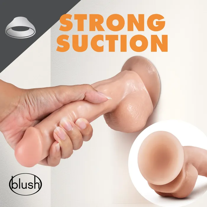 Blush Female Sex Toys | Dr. Skin - Dr. Spin - Inch Gyrating Realistic Dildo