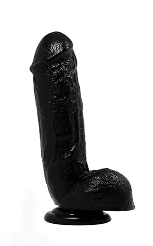 Blush Novelties Anal Hard Steel 85 Inch Cock Black