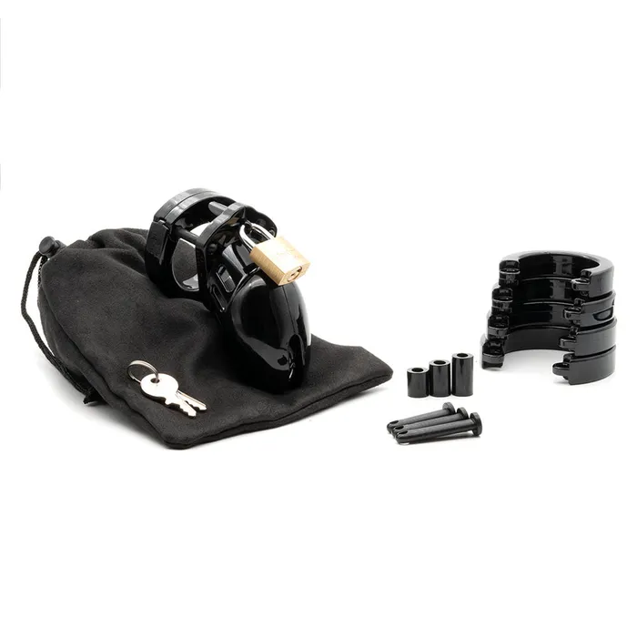 CB-X CB-6000S Chastity Cock Cage Kit - Black-(6000sblk) | Male Sex Toys CB-X CB-6000S Chastity Cock Cage Kit - Black-(6000sblk) | Male Sex Toys