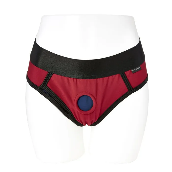 Female Sex Toys | Sportsheets Em. Ex. Active Harness Wear Contour - Navy/scarelt - Medium Female Sex Toys | Sportsheets Em. Ex. Active Harness Wear Contour - Navy/scarelt - Medium