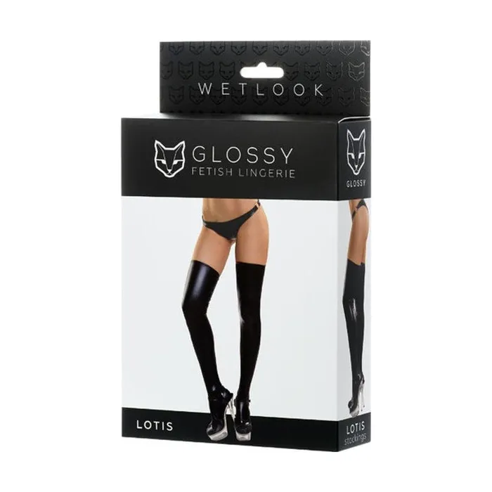 Glossy Glossy Wetlook Stockings Lotis | Vibrators Glossy Glossy Wetlook Stockings Lotis | Vibrators