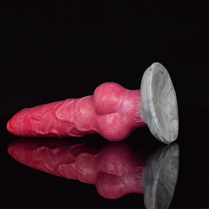 Lovetoyshub Female Sex Toys | 8.15Inch Extra Large Knot Silicone Dog Dildo