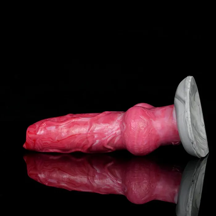 Lovetoyshub Female Sex Toys | 8.15Inch Extra Large Knot Silicone Dog Dildo