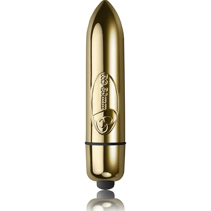 Rocks Off Vibrators | RO-80 Single Speed Bullet Champagne Gold