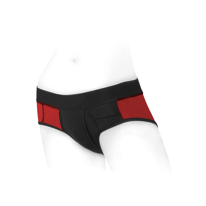 SpareParts HardWear Anal | SpareParts Tomboi Harness Red/Black Nylon - Small
