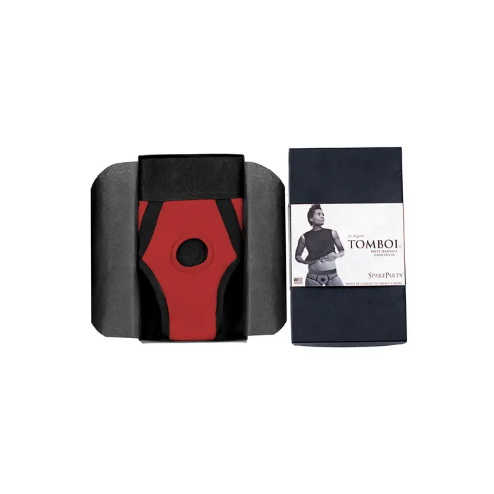 SpareParts HardWear Anal | SpareParts Tomboi Harness Red/Black Nylon - Small