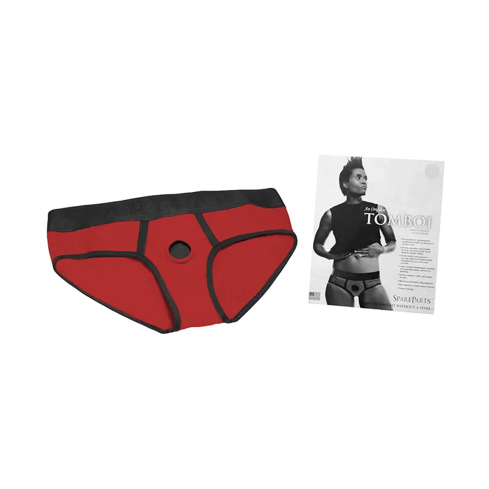 SpareParts HardWear Anal | SpareParts Tomboi Harness Red/Black Nylon - Small