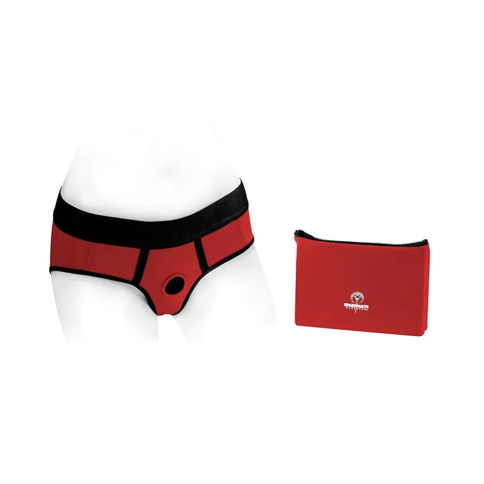 SpareParts HardWear Anal | SpareParts Tomboi Harness Red/Black Nylon - Small