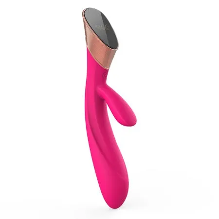 Vibrators Metis Touch Panel Rabbit Vibrator Fuchsia Viotec