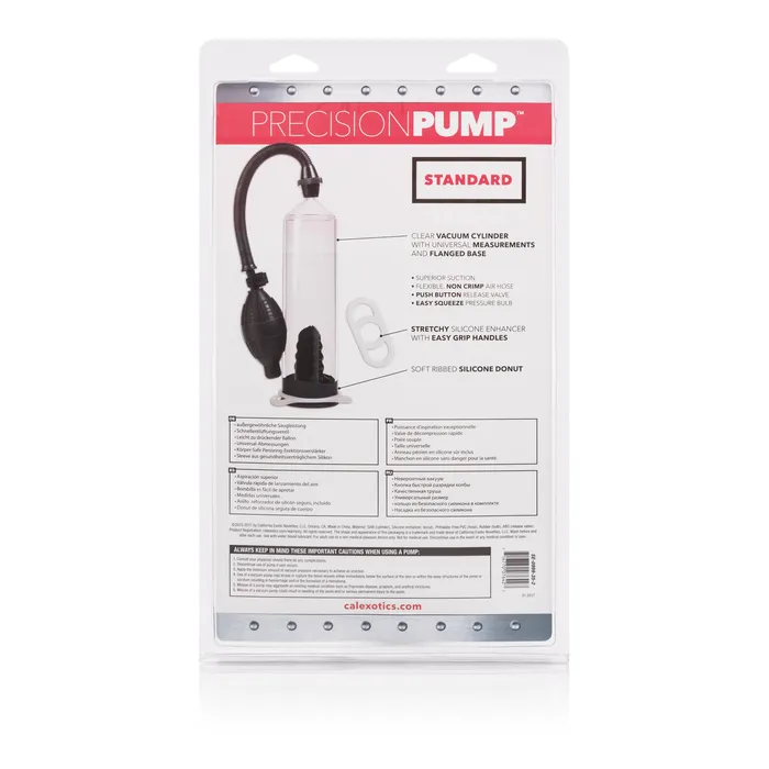Anal California Exotic Precision Pump Standard Clear
