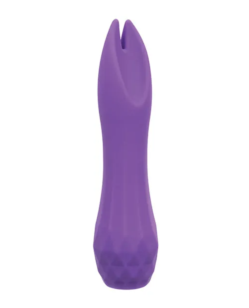 California Exotic Novelties Vibrators Gia Dual Flicker Purple