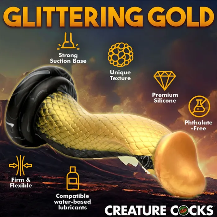 Dildos Creature Cocks Golden Mamba Dildo Creature Cocks