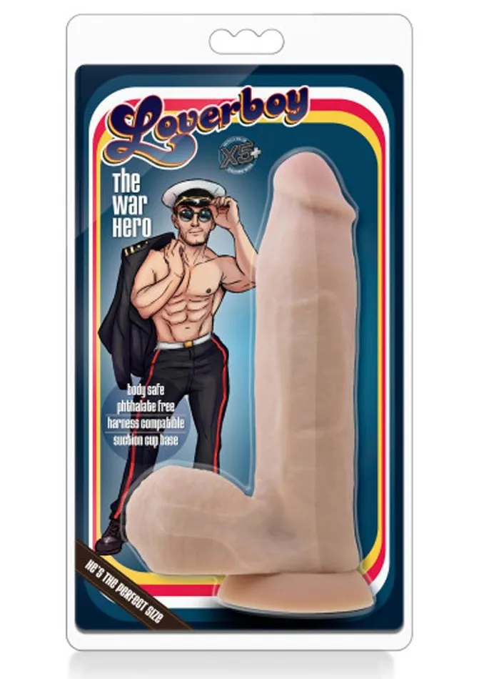 Female Sex Toys Loverboy Loverboy The War Hero Dildo with Balls