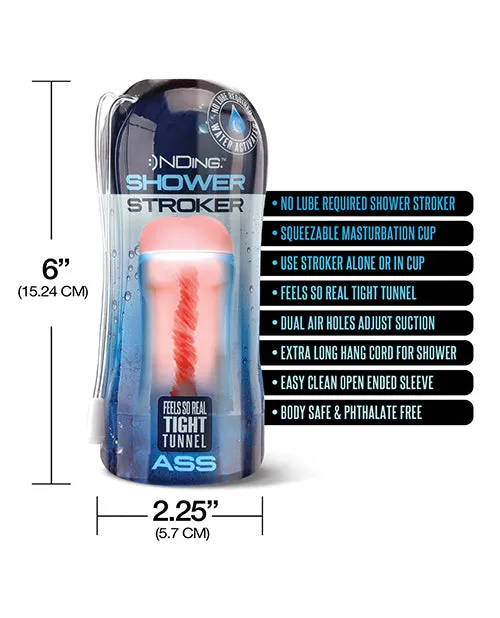Global Novelties LLC Male Sex Toys Shower Stroker Ass Ivory
