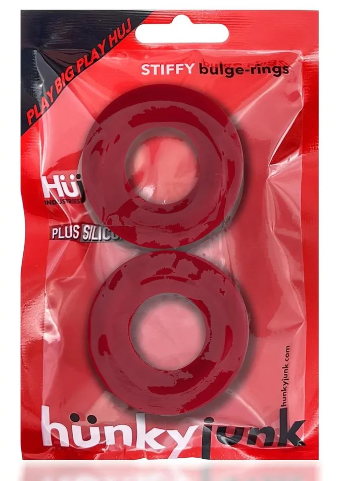 Hunkyjunk Male Sex Toys Hunkyjunk Stiffy Bulge Silicone Cock Rings