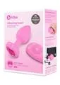 Male Sex Toys bVibe BVibe Vibrating Heart Shape Jewel Rechargeable Silicone Anal Plug with Remote