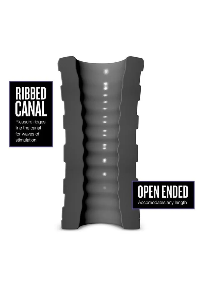Male Sex Toys M Elite M Elite Platinum Hekx Silicone Dual End Masturbator