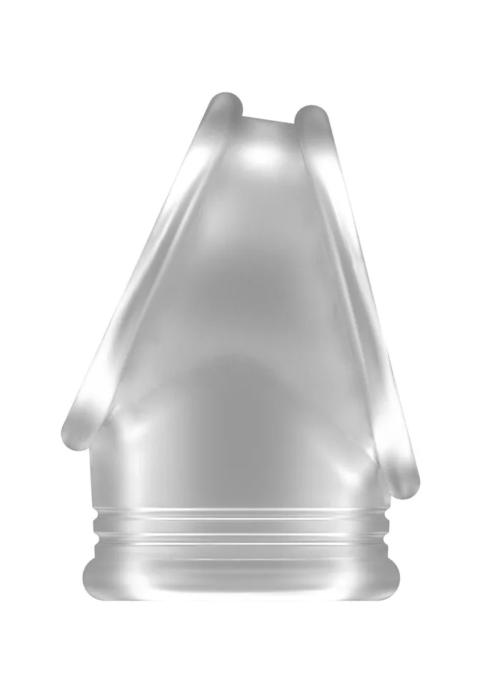 Male Sex Toys Shots Sono Sono No48 Cockring with Ball Strap Translucent