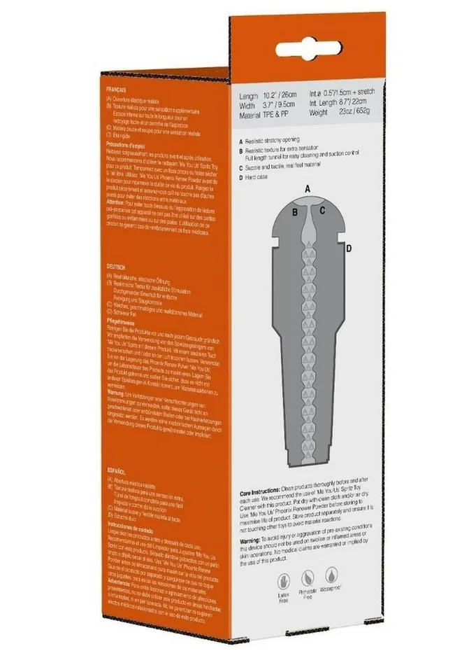 Me You Us ME YOU US Crystal Torch Masturbator Anal Male Sex Toys