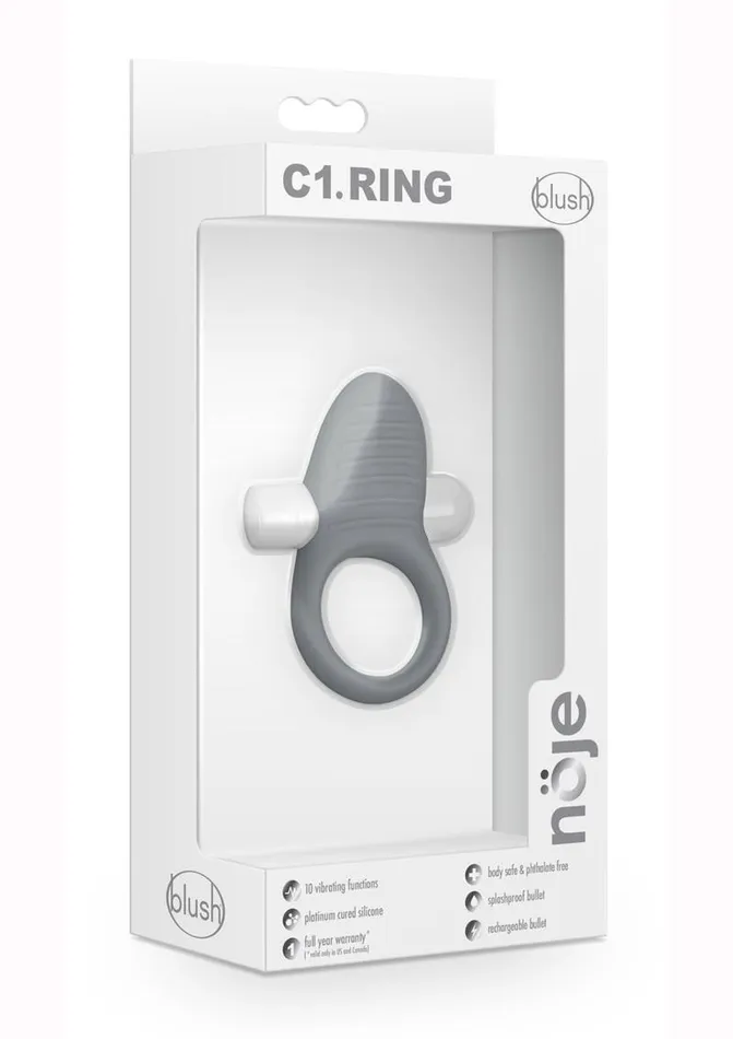 Noje Male Sex Toys Noje C1 Rechargeable Silicone Cock Ring
