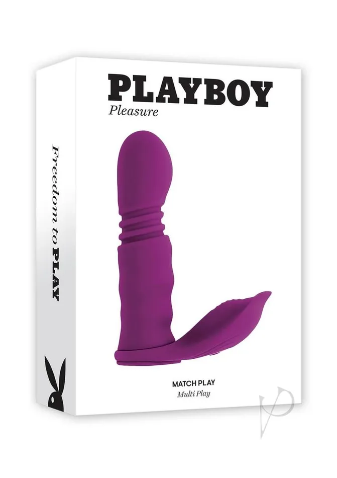 Playboy Female Sex Toys Playboy Match Play Rechargeable Silicone Dual Vibrator