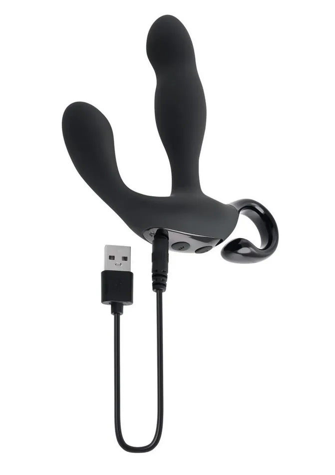 Playboy Male Sex Toys Playboy Come Hither Rechargeable Silicone Vibrating Prostate Massager