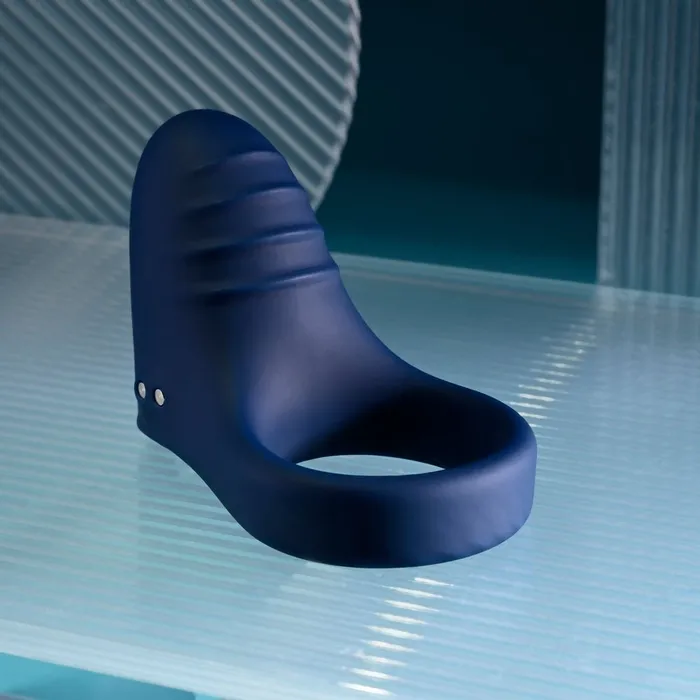 Playboy Pleasure Male Sex Toys Playboy Pleasure PLEASURE POINT Blue USB Rechargeable Vibrating Cock Ring Playboy Pleasure Male Sex Toys Playboy Pleasure PLEASURE POINT Blue USB Rechargeable Vibrating Cock Ring