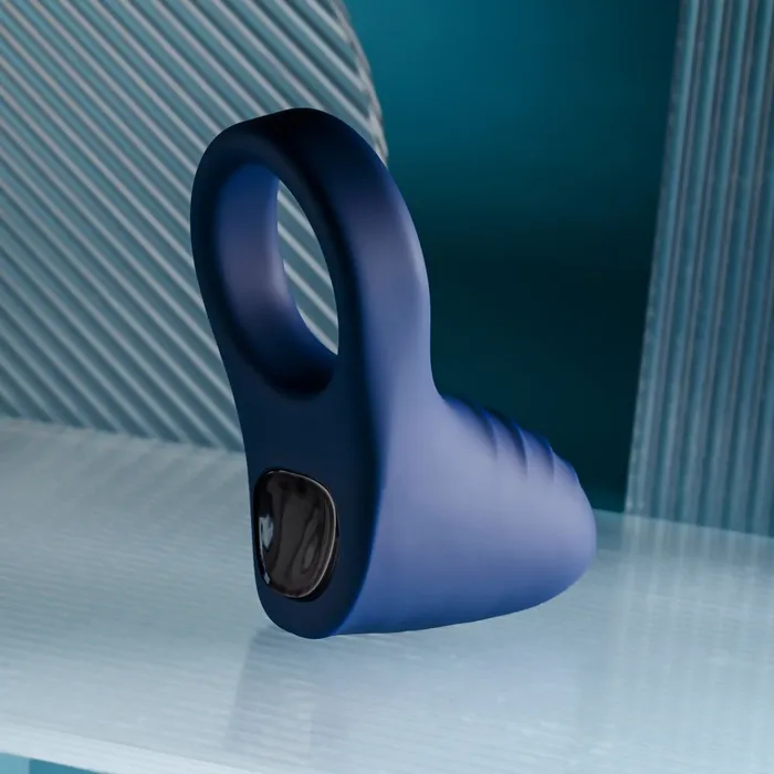 Playboy Pleasure Male Sex Toys Playboy Pleasure PLEASURE POINT Blue USB Rechargeable Vibrating Cock Ring Playboy Pleasure Male Sex Toys Playboy Pleasure PLEASURE POINT Blue USB Rechargeable Vibrating Cock Ring