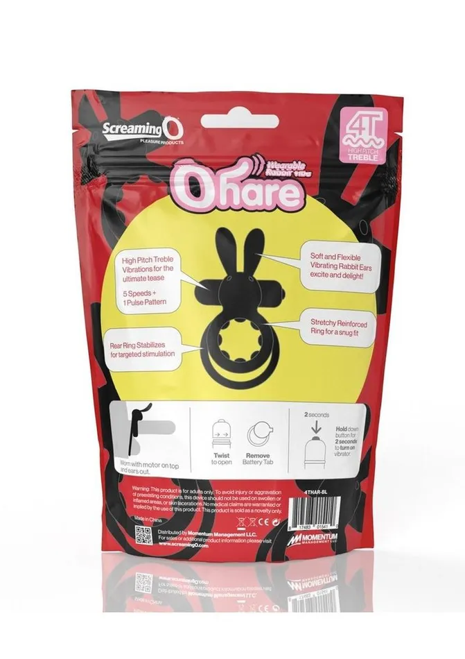 Screaming O 4t Ohare Vibrating Cock Ring Screaming O Couples