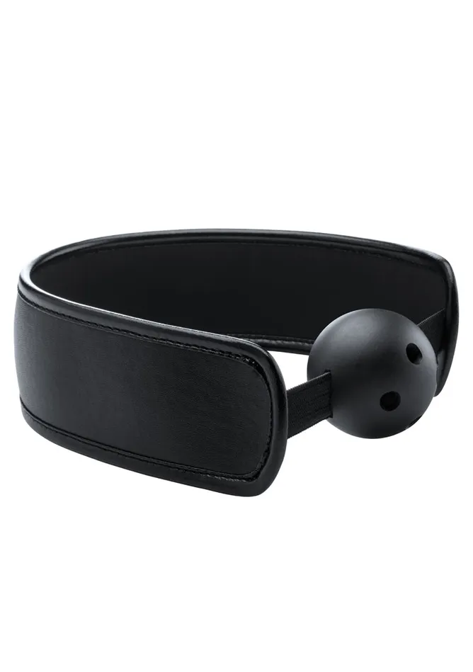 Shots Ouch Anal Brace Ball Gag Black