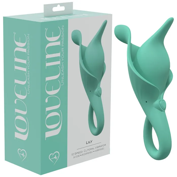 Shots Toys Female Sex Toys LOVELINE Lily Green USB Rechargeable Stimulator