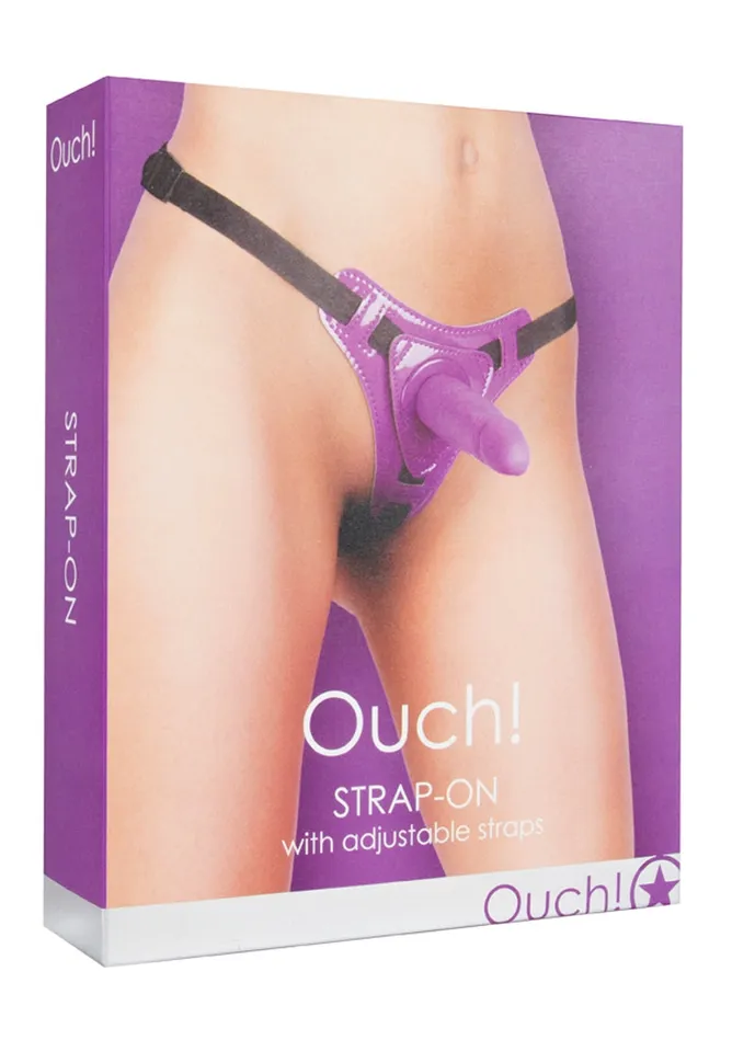 StrapOn Purple Shots Ouch Female Sex Toys