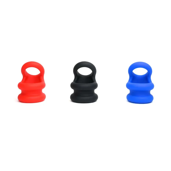 Switch Hitter Silicone Cock Ring Ball Stretcher Combo 665 Male Sex Toys