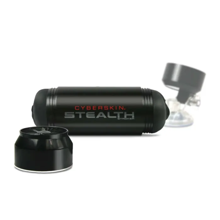Topco Male Sex Toys Cyberskin Stealth Dual Stroker Mouth Ass