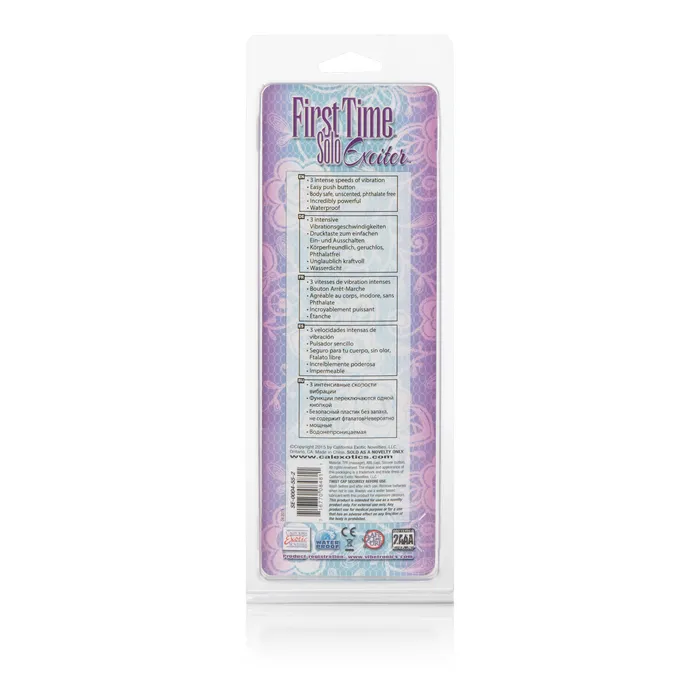 Vibrators California Exotic First Time Solo Exciter Purple
