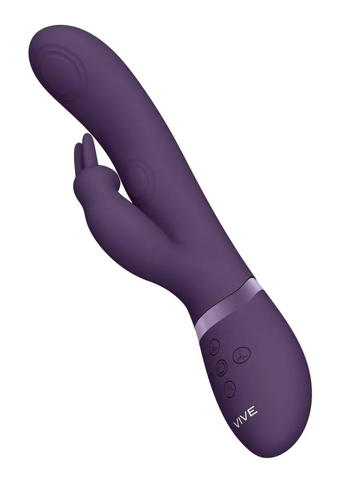Vibrators Vive by Shots Vive May Dual PulseWave and Vibrating CSpot and GSpot Rechargeable Silicone Rabbit