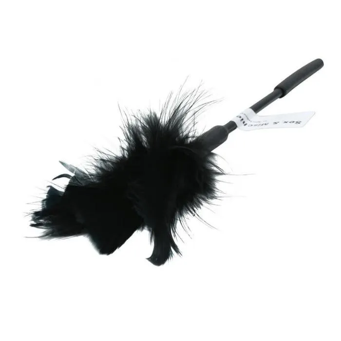 Anal WIL Sex Mischief Feather Tickler Red or Black