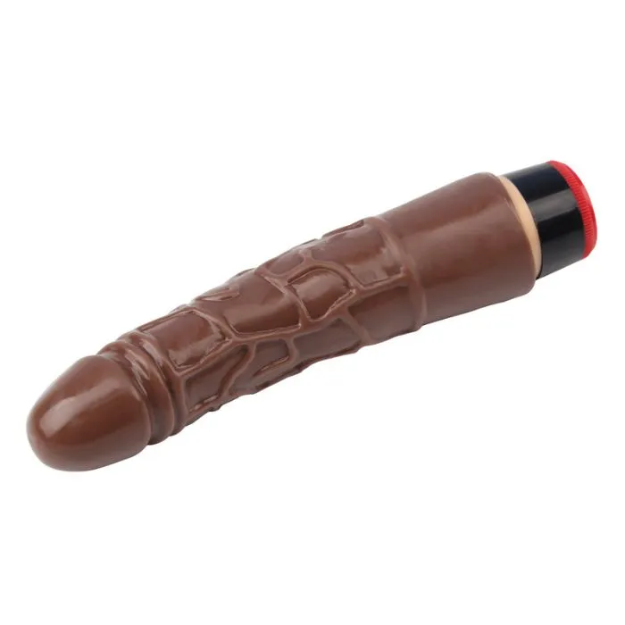 Dildos PAG Real Touch Vibrating 77inch Dildo Dark