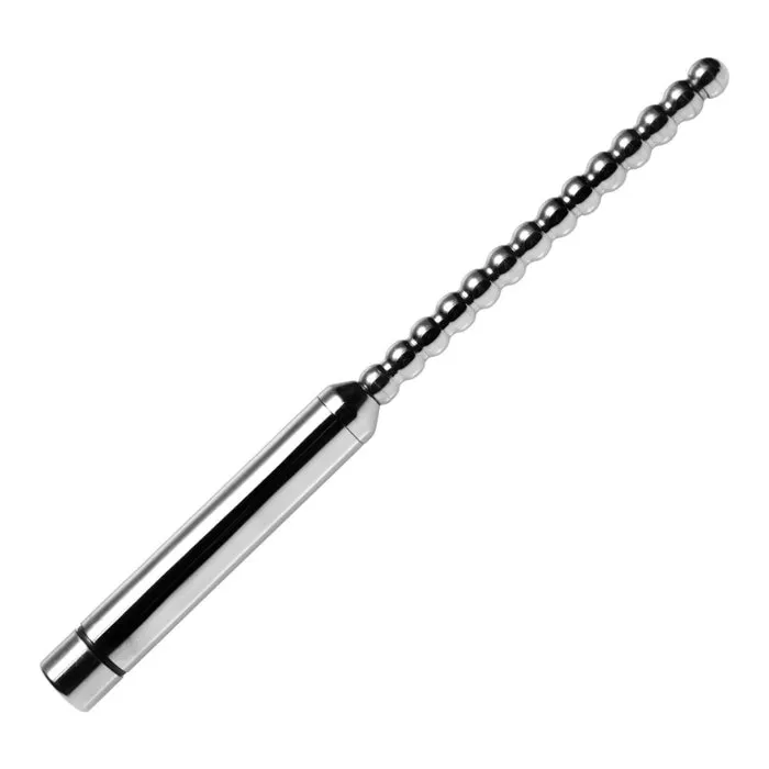 DUS Male Sex Toys Beaded Steel Vibrating Sound
