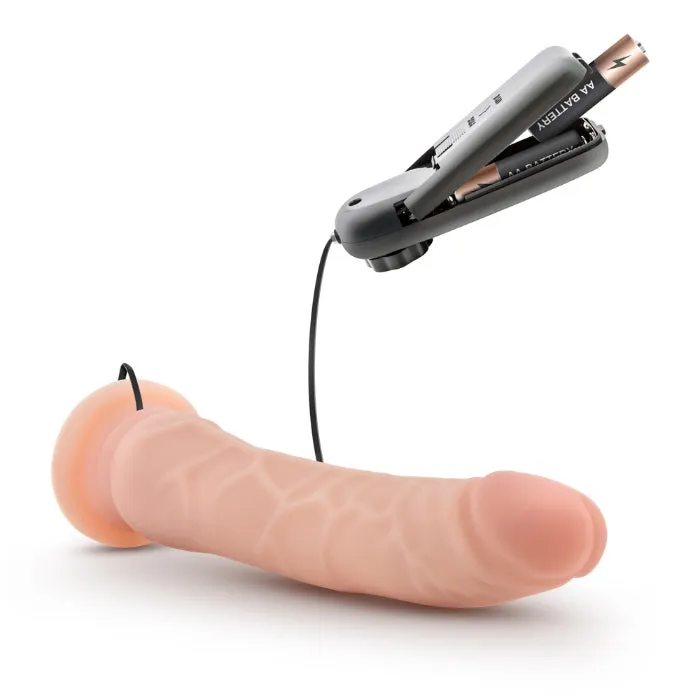 HON Dr Skin 85 inch Vibrating Realistic Dildo with Control Female Sex Toys