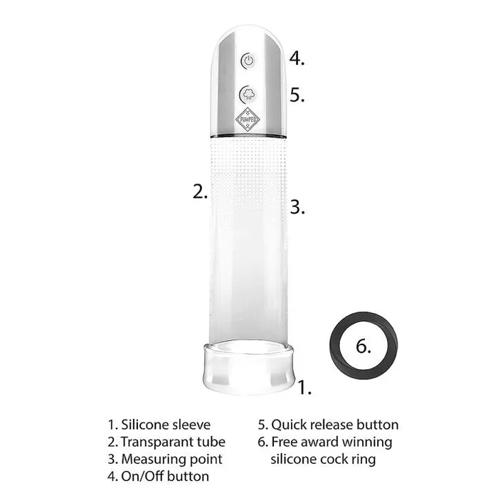 Shots Toys Male Sex Toys Pumped Automatic Luv Pump Transparent Shots Toys Male Sex Toys Pumped Automatic Luv Pump Transparent