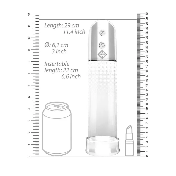 Shots Toys Male Sex Toys Pumped Automatic Luv Pump Transparent Shots Toys Male Sex Toys Pumped Automatic Luv Pump Transparent