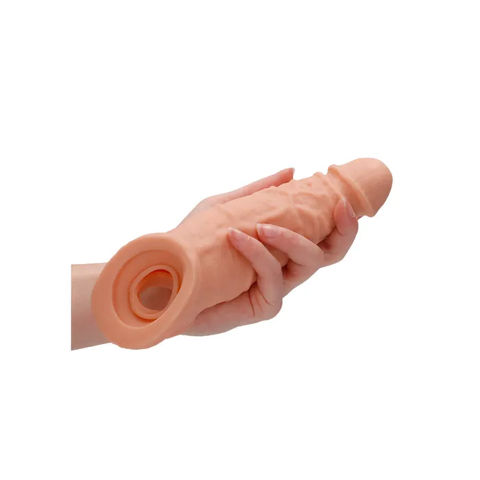 Shots Toys RealRock 9 Inch Penis Sleeve Flesh Pink Male Sex Toys Shots Toys RealRock 9 Inch Penis Sleeve Flesh Pink Male Sex Toys