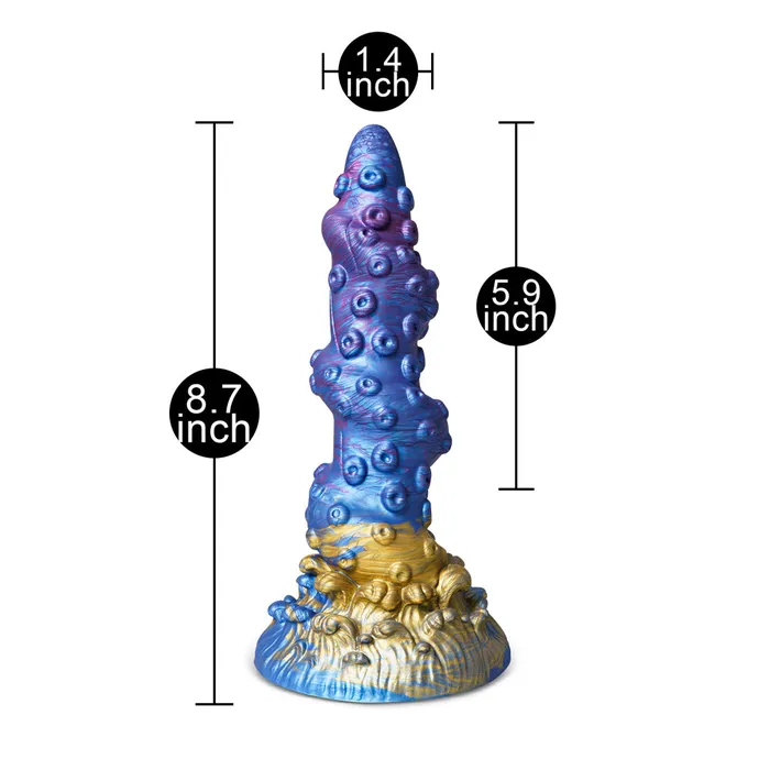 Various brands Female Sex Toys Alien Rippled Tentacle Silicone Dildo With Suction Cup Various brands Female Sex Toys Alien Rippled Tentacle Silicone Dildo With Suction Cup
