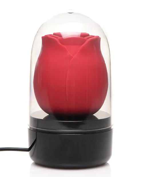XR Brands Female Sex Toys Bloomgasm Enchanted Rose 10x Clitoral Stimulator With Case XR Brands Female Sex Toys Bloomgasm Enchanted Rose 10x Clitoral Stimulator With Case
