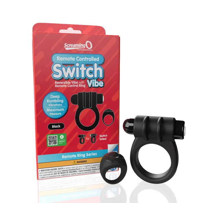 Couples Screaming O Screaming O Remote Controlled Switch Vibrating Ring Black Couples Screaming O Screaming O Remote Controlled Switch Vibrating Ring Black