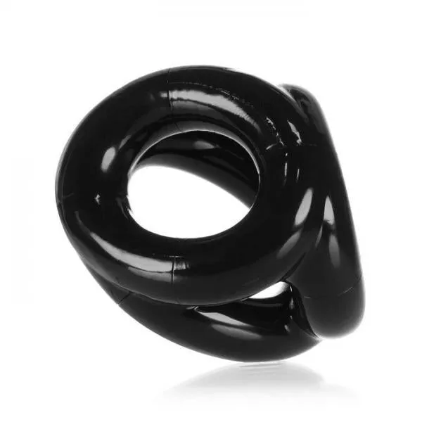 Oxballs Atomic Jock TriSport 3 Ring Sling Cockring Black Oxballs Anal