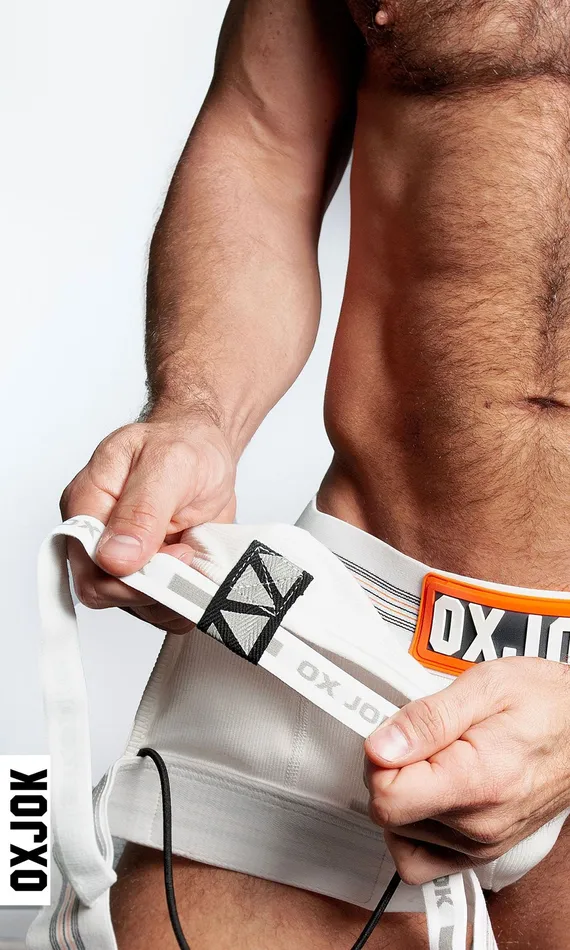 OXJok Female Sex Toys Slingjock Upthrust SliderStrap Jock White Snow Small OXJok Female Sex Toys Slingjock Upthrust SliderStrap Jock White Snow Small