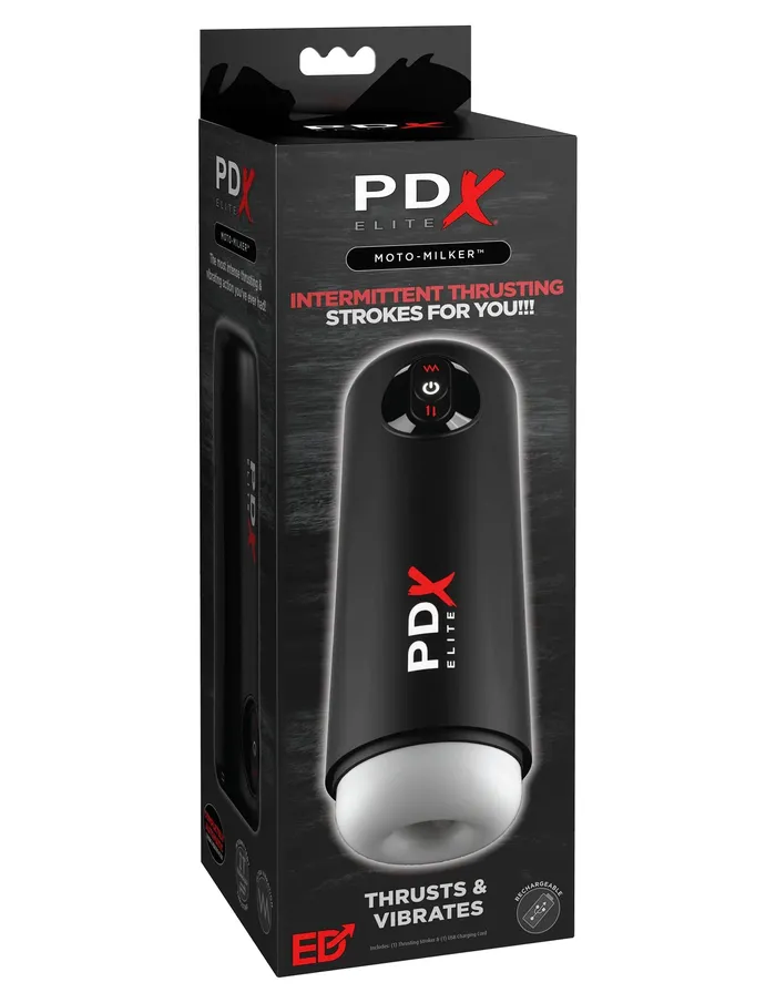 Pipedream Anal Pdx Elite Moto Milker Black