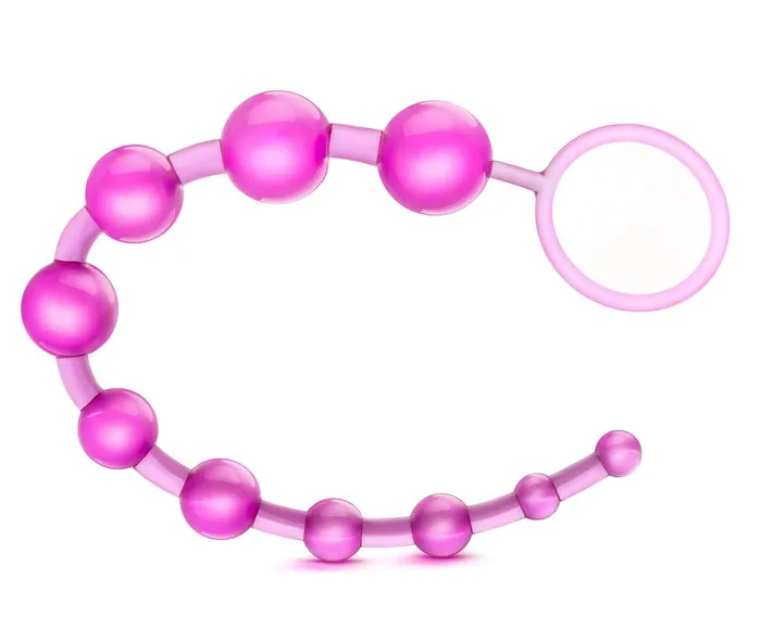 Sassy 10 Anal Beads Pink Blush Novelties Anal
